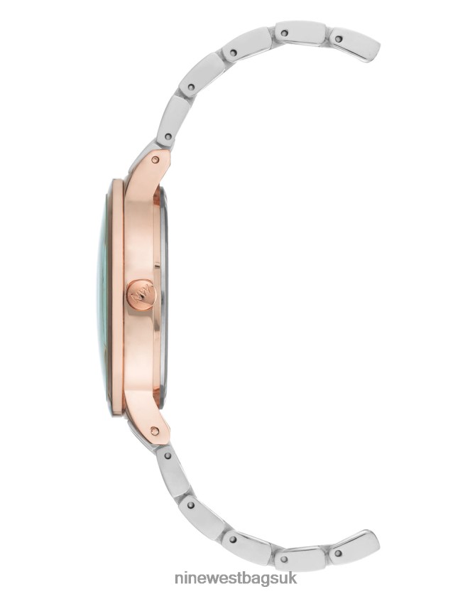 Nine West Bracelet Watch With Contrasting Case RFX40B2888 - Nine West UK Sale Silver-Tone