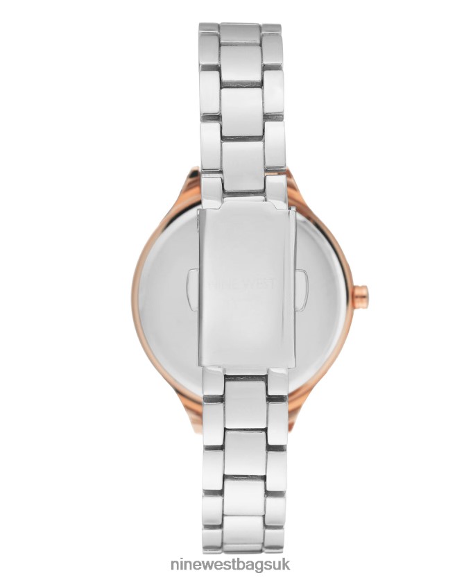 Nine West Bracelet Watch With Contrasting Case RFX40B2888 - Nine West UK Sale Silver-Tone