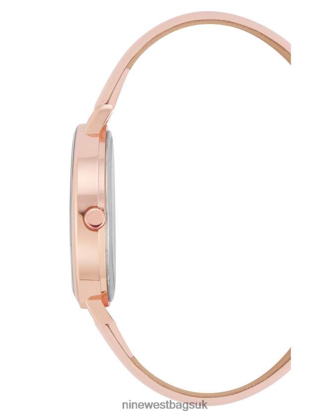 Nine West Floral Dial Smooth Strap Watch RFX40B2879 - Nine West Sandals UK Pink