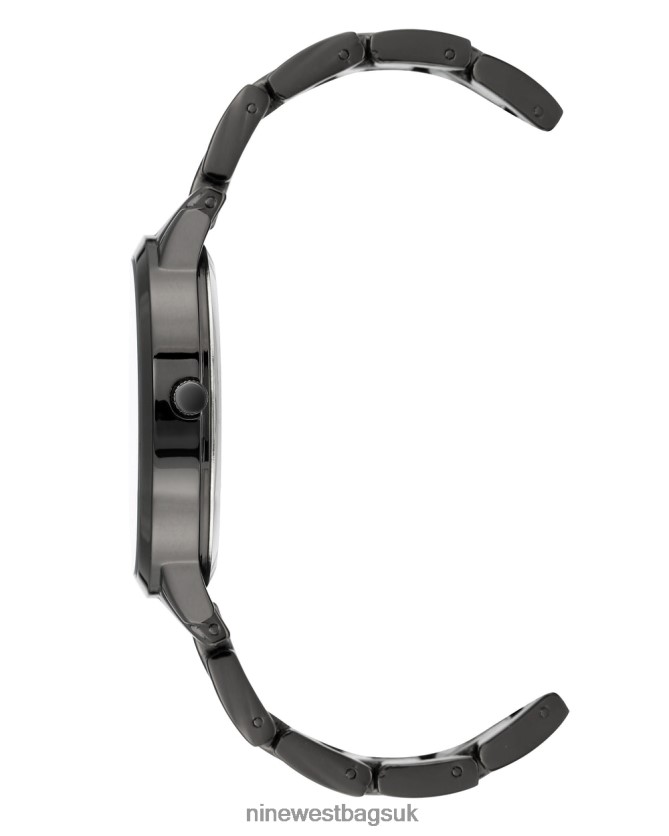 Nine West Gunmetal Bracelet Watch RFX40B2875 - Nine West Sandals UK Gunmetal Grey