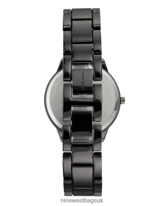 Nine West Gunmetal Bracelet Watch RFX40B2875 - Nine West Sandals UK Gunmetal Grey