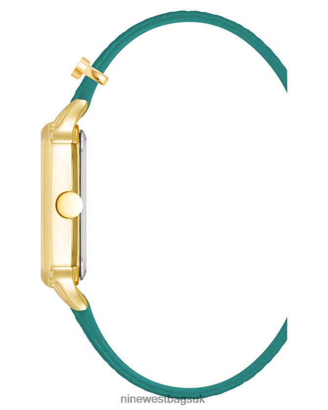 Nine West Logo Charm Strap Watch RFX40B2860 - Nine West UK Sale Teal