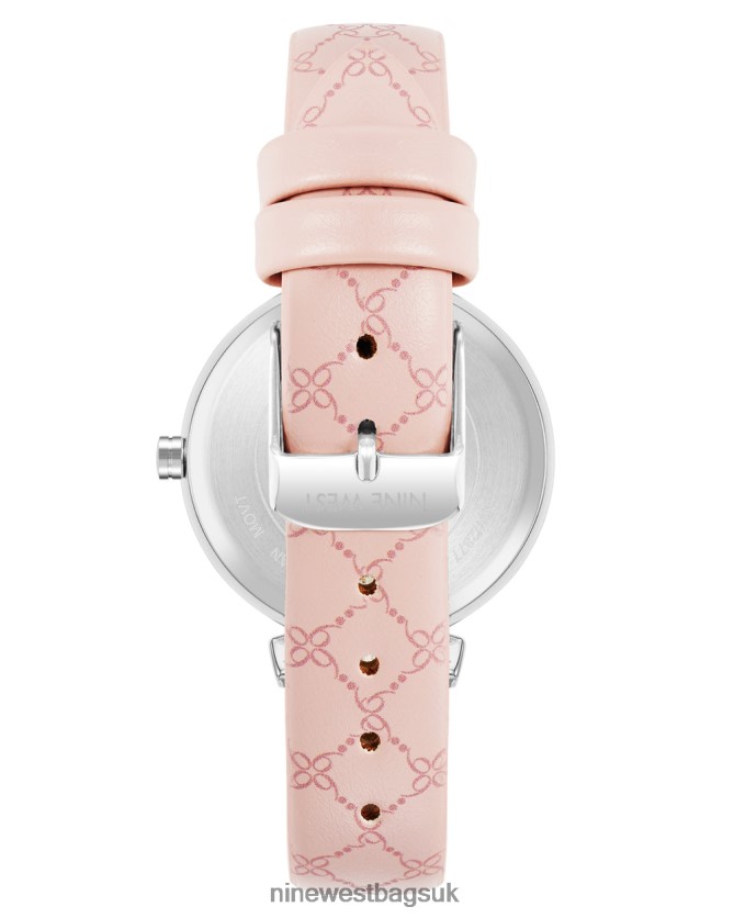 Nine West Logo Patterned Strap Watch RFX40B2895 - Nine West Sandals UK Light Pink