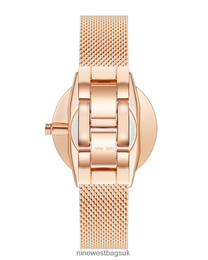 Nine West Mesh Bracelet Watch RFX40B2899 - Nine West Sandals UK Rose Gold-Tone