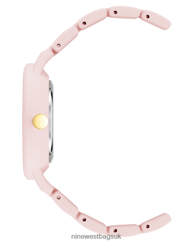 Nine West Metallic Accented Rubberized Bracelet Watch RFX40B2904 - Nine West UK Sale