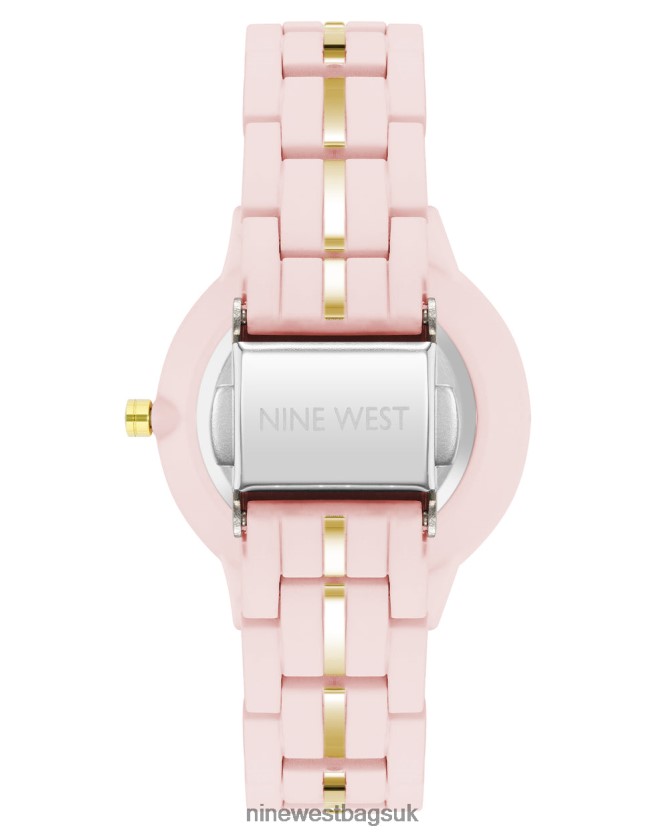 Nine West Metallic Accented Rubberized Bracelet Watch RFX40B2904 - Nine West UK Sale