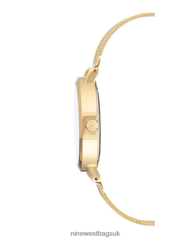 Nine West Minimalist Mesh Bracelet Watch RFX40B2869 - Nine West Bags UK Gold-Tone