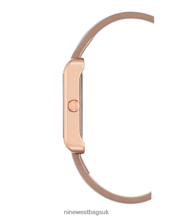 Nine West Rectangular Case Strap Watch RFX40B2892 - Nine West UK Sale Taupe