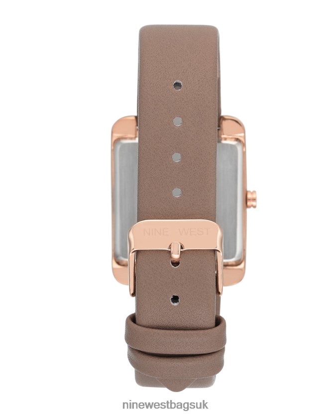 Nine West Rectangular Case Strap Watch RFX40B2892 - Nine West UK Sale Taupe