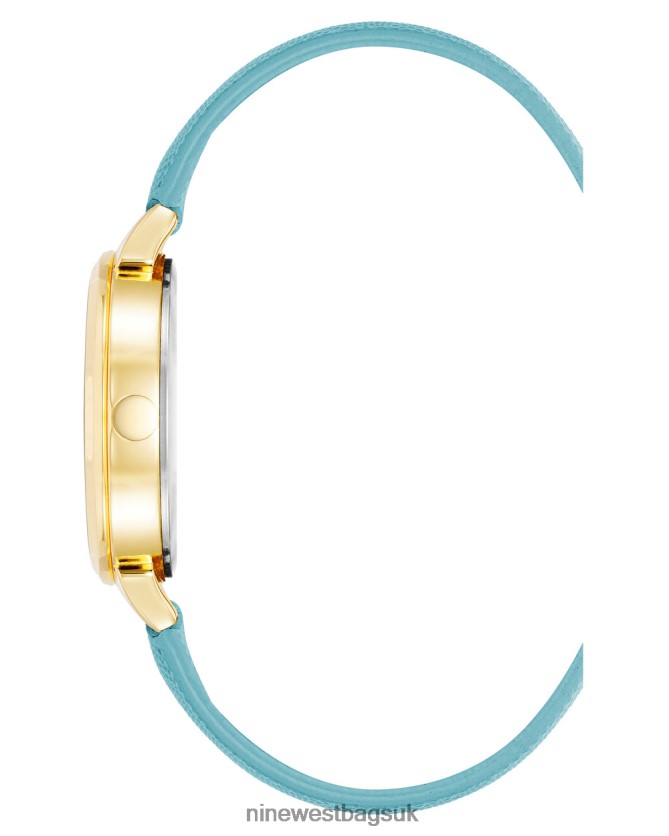 Nine West Saffiano Strap Watch RFX40B2898 - Nine West UK Teal