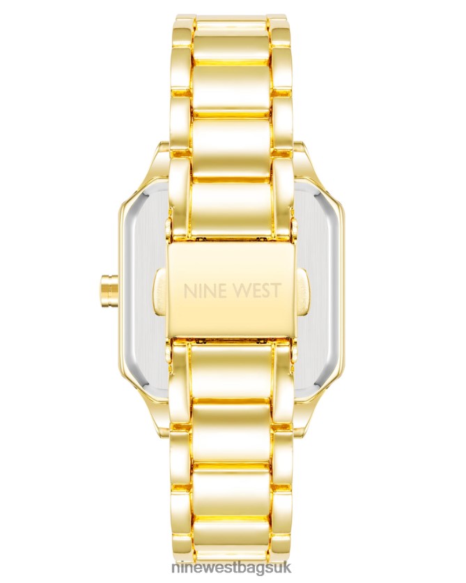 Nine West Square Case Bracelet Watch RFX40B2859 - Nine West Sandals UK Gold-Tone