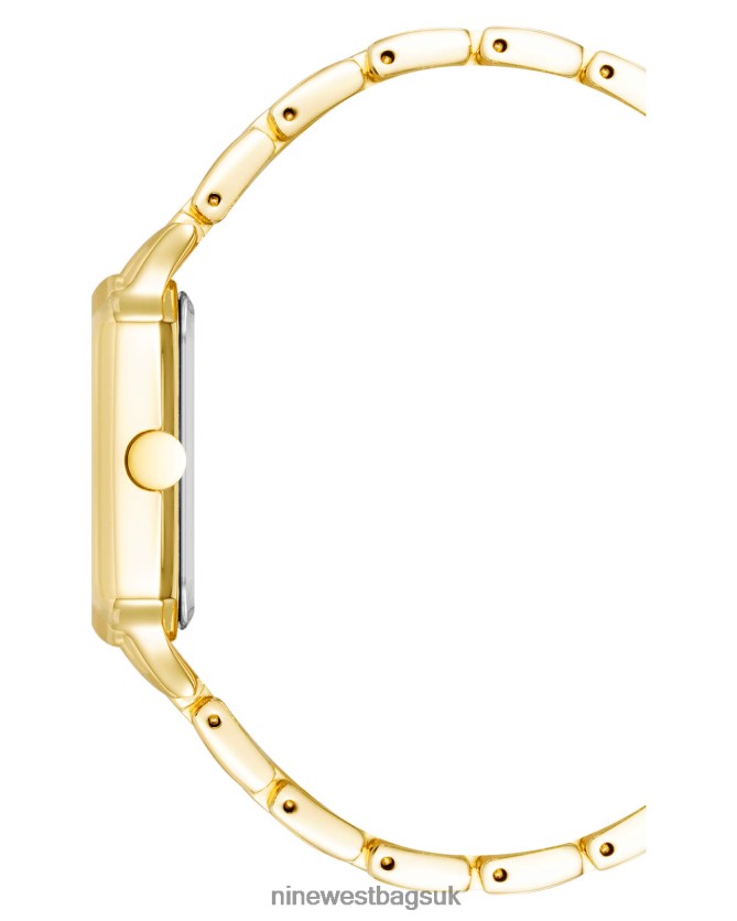 Nine West Square Case Bracelet Watch RFX40B2859 - Nine West Sandals UK Gold-Tone