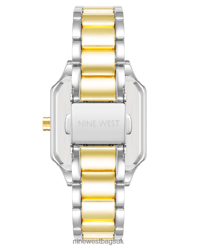 Nine West Square Case Bracelet Watch RFX40B2872 - Nine West UK Sale Two-Tone