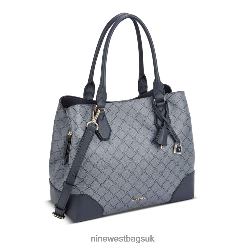 Nine West Brooklyn Jet Set Carryall RFX40B2199 - Nine West UK Sale French Navy Logo