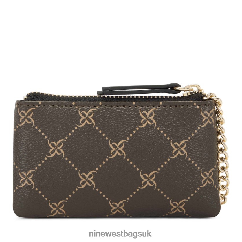 Nine West Lawson Key Ring Zip Pouch RFX40B2850 - Nine West UK Brown/Black