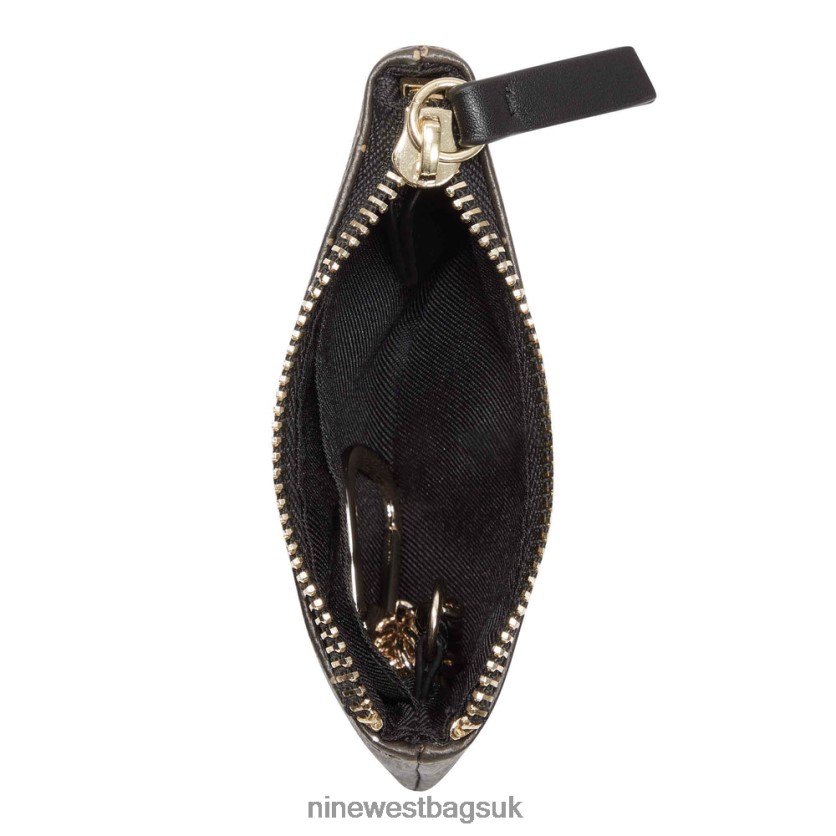 Nine West Lawson Key Ring Zip Pouch RFX40B2850 - Nine West UK Brown/Black