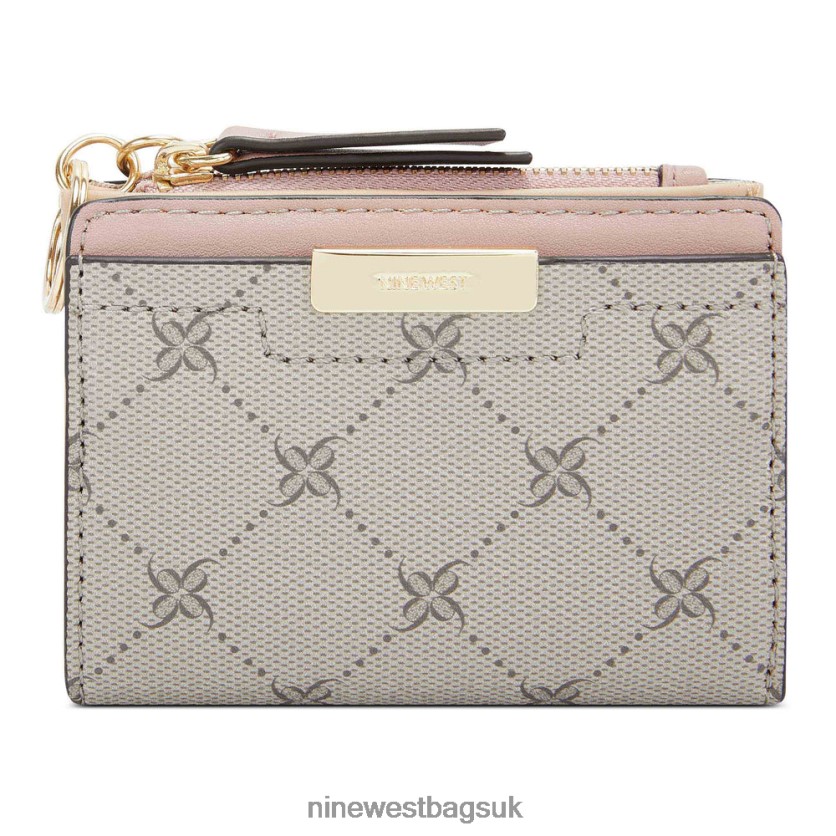 Nine West Lawson Small Zip Wallet RFX40B2840 - Nine West UK Sale Hazel Logo/Dusk
