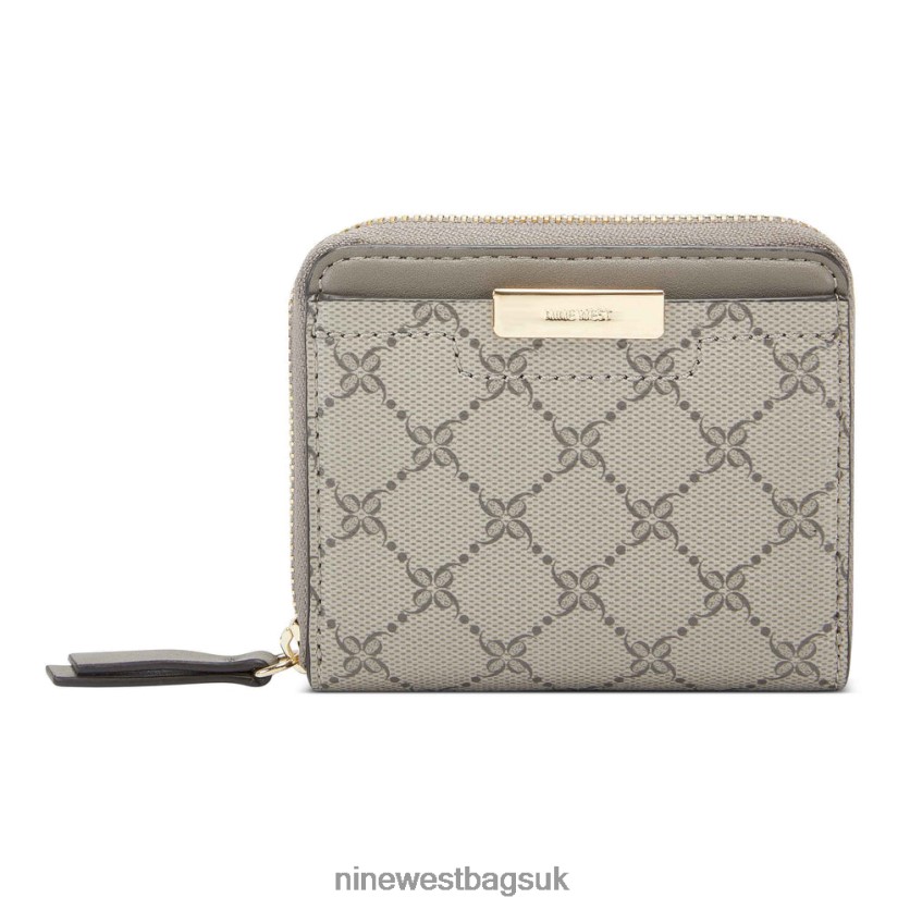 Nine West Lawson Zip Around Wallet RFX40B2847 - Nine West Sandals UK Beige Logo/Flint