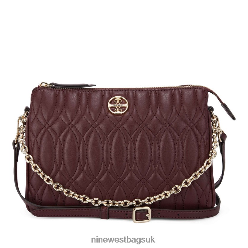 Nine West Angelina Quilted 3 Compartment Xbody RFX40B2641 - Nine West Bags UK