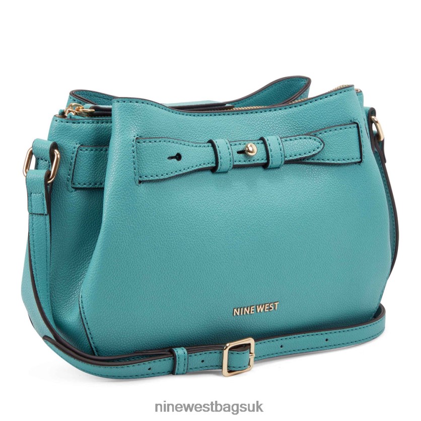 Nine West Aria Jet Set Crossbody RFX40B2649 - Nine West Bags UK Verdigris
