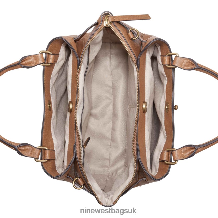 Nine West Aria Jet Set Satchel RFX40B2577 - Nine West UK Saddle Tan