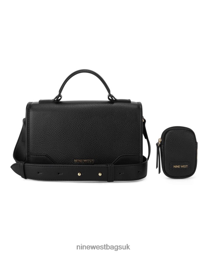 Nine West Brooklyn Crossbody Flap RFX40B2686 - Nine West UK Black