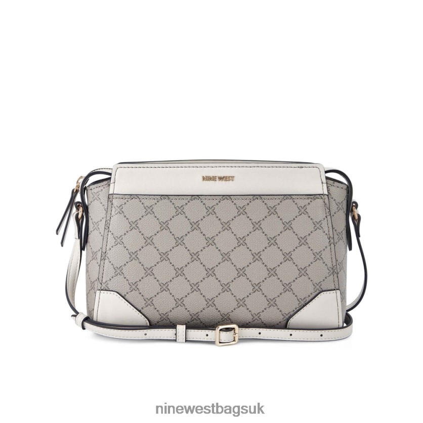 Nine West Brooklyn Jet Set Crossbody RFX40B2647 - Nine West Sandals UK Beige Logo/Milk