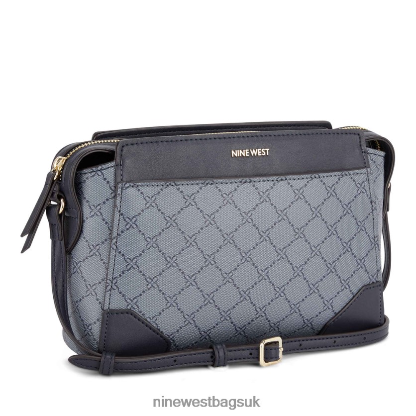 Nine West Brooklyn Jet Set Crossbody RFX40B2657 - Nine West Bags UK French Navy Logo