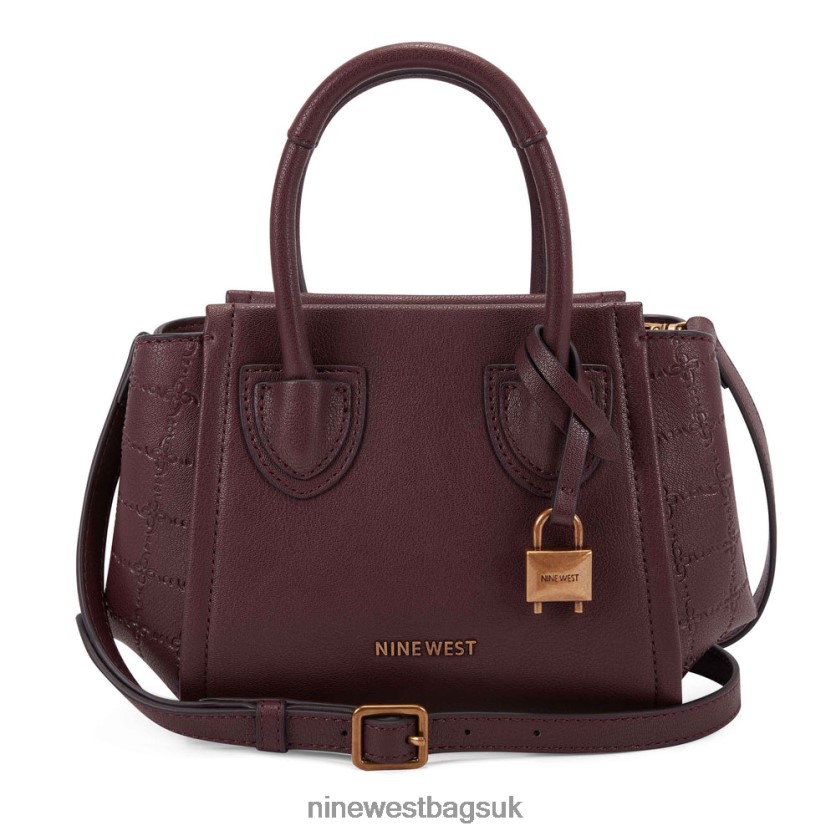 Nine West Camden Mini Satchel RFX40B2596 - Nine West UK Sale Merlot