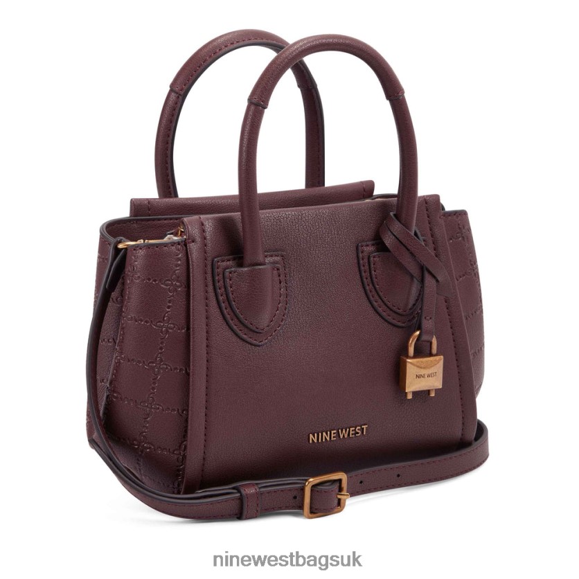 Nine West Camden Mini Satchel RFX40B2596 - Nine West UK Sale Merlot