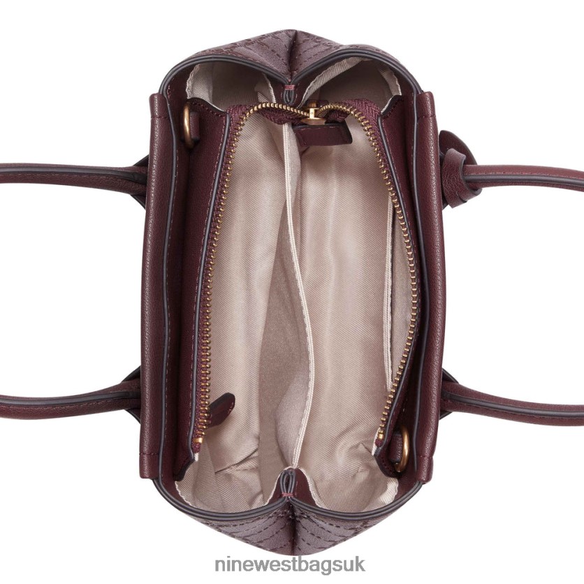 Nine West Camden Mini Satchel RFX40B2596 - Nine West UK Sale Merlot