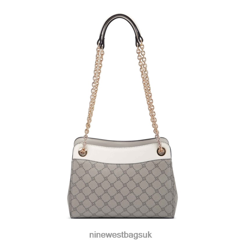 Nine West Clara Convertible Crossbody RFX40B2640 - Nine West UK Sale Beige Logo/Milk