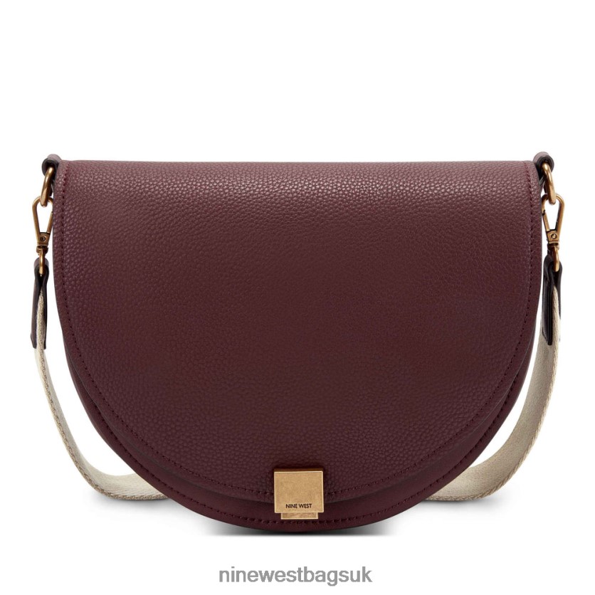 Nine West Genoa Saddle Bag RFX40B2576 - Nine West Bags UK Merlot