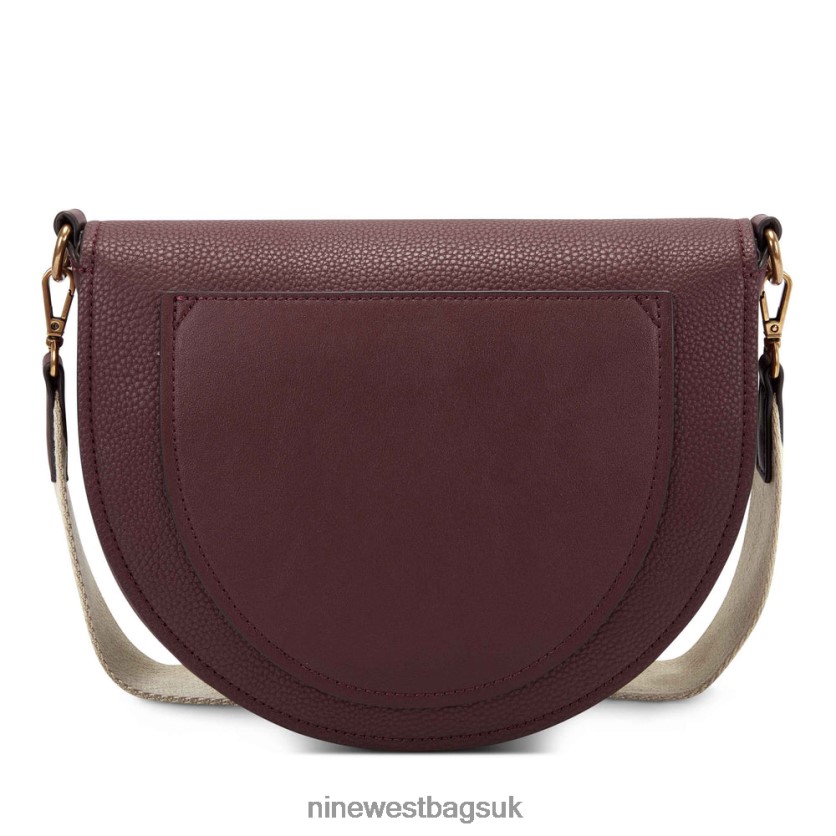 Nine West Genoa Saddle Bag RFX40B2576 - Nine West Bags UK Merlot