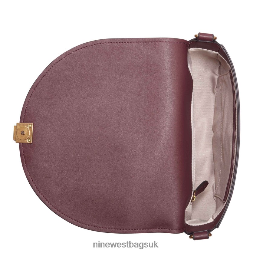 Nine West Genoa Saddle Bag RFX40B2576 - Nine West Bags UK Merlot