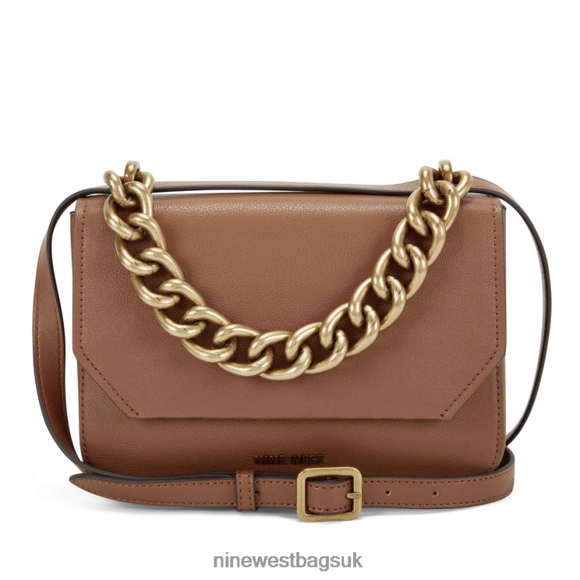 Nine West Hazel Crossbody Flap RFX40B2580 - Nine West Bags UK Saddle Tan