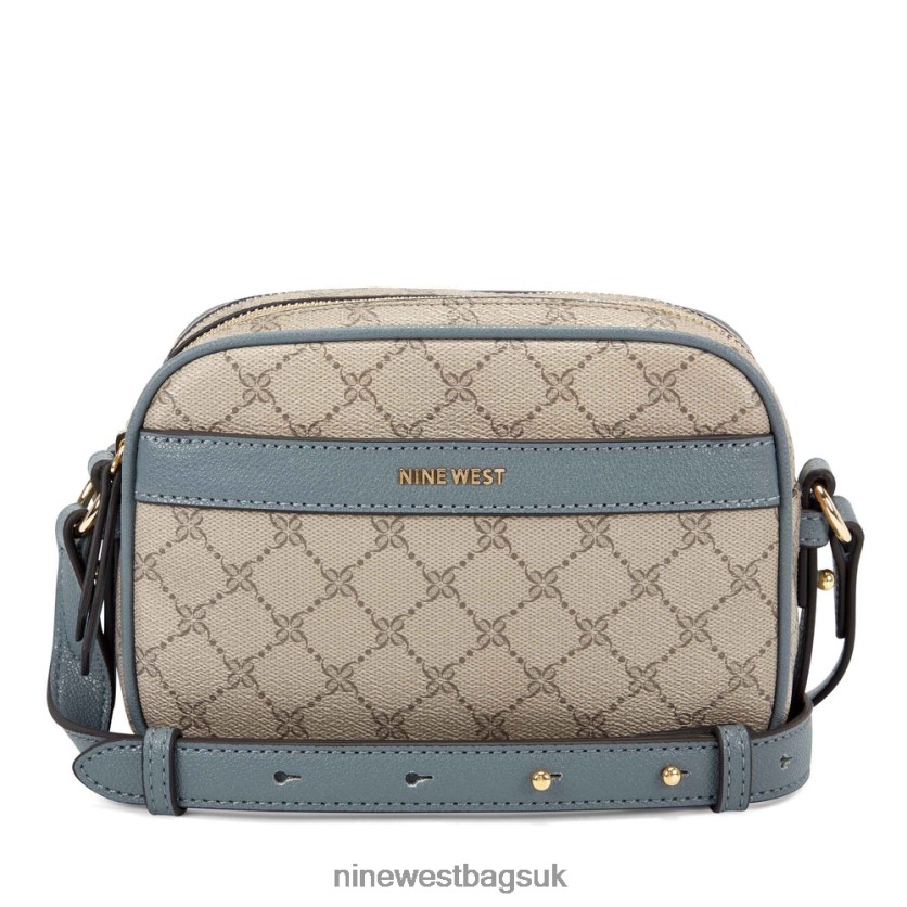 Nine West Irina Camera Bag RFX40B2575 - Nine West UK Sale Beige Logo/Slate