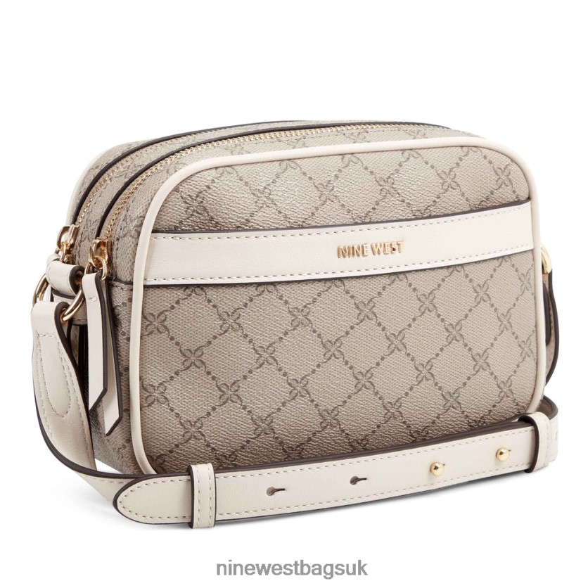 Nine West Irina Camera Bag RFX40B2677 - Nine West Bags UK Beige Logo/Milk