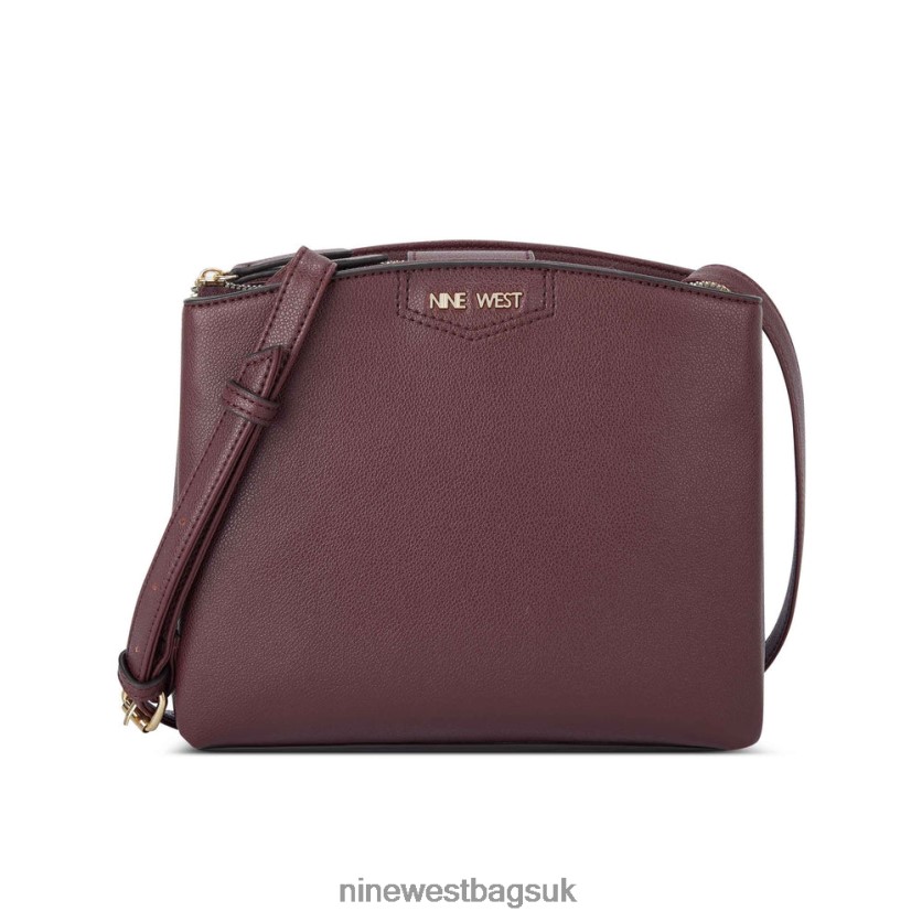 Nine West Jorie Mini Jet Set Crossbody RFX40B2560 - Nine West Bags UK Merlot