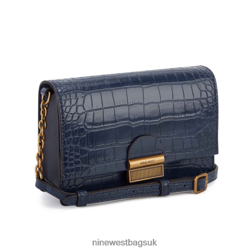 Nine West Kathy Mini Crossbody Flap RFX40B2615 - Nine West Sandals UK French Navy