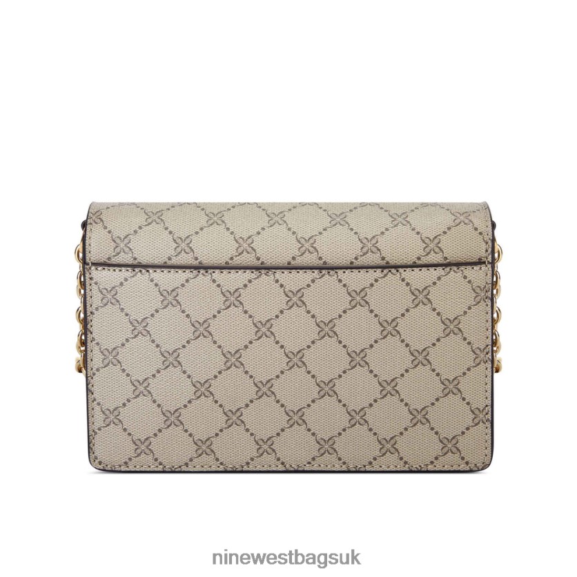 Nine West Kathy Mini Crossbody Flap RFX40B2637 - Nine West Bags UK Beige Logo Multi