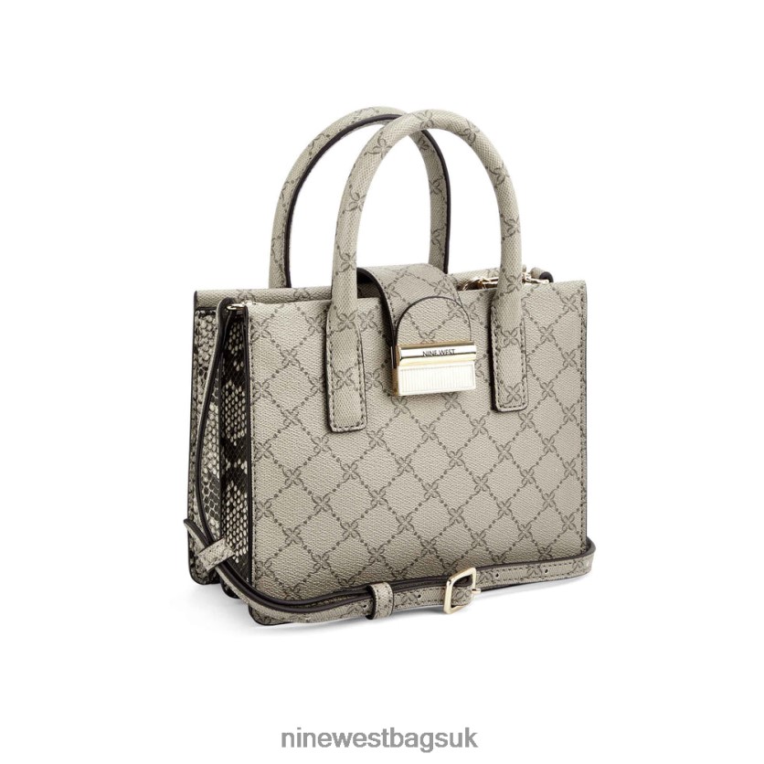 Nine West Kathy Mini Jet Set Tote RFX40B2681 - Nine West Bags UK Beige Logo Multi