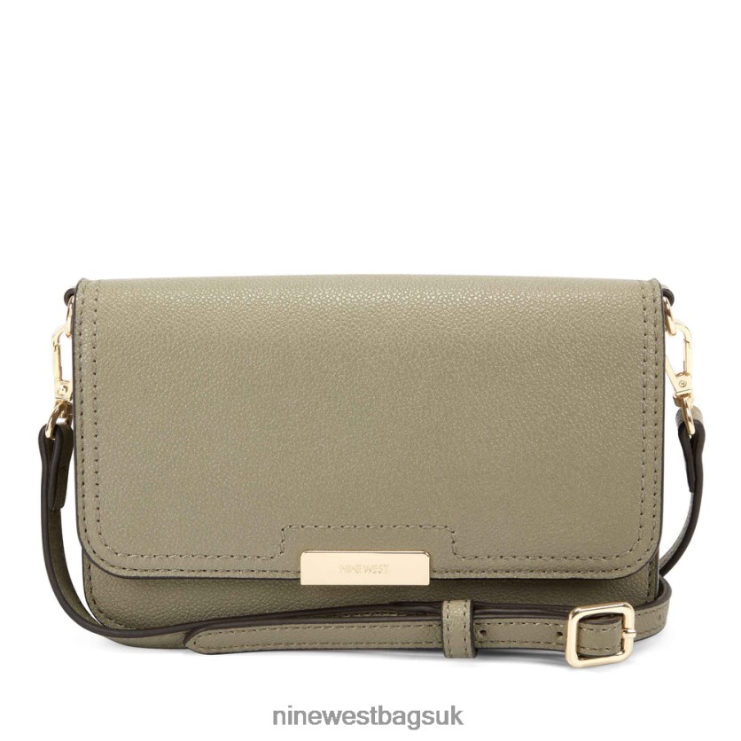 Nine West Lawson Wallet On A String RFX40B2579 - Nine West UK Sale Faded Army