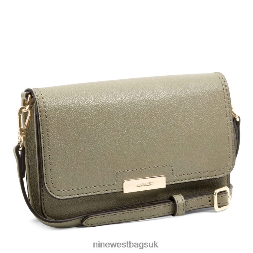 Nine West Lawson Wallet On A String RFX40B2579 - Nine West UK Sale Faded Army