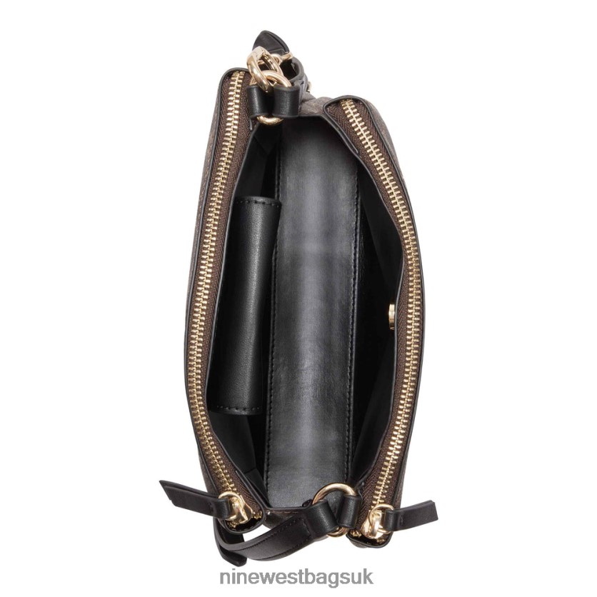 Nine West Levona Mini A-List Crossbody RFX40B2683 - Nine West Sandals UK Brown/Blk Logo