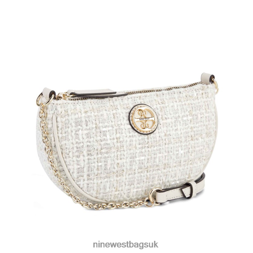 Nine West Maud Mini Crossbody Top Zip RFX40B2561 - Nine West UK Milk