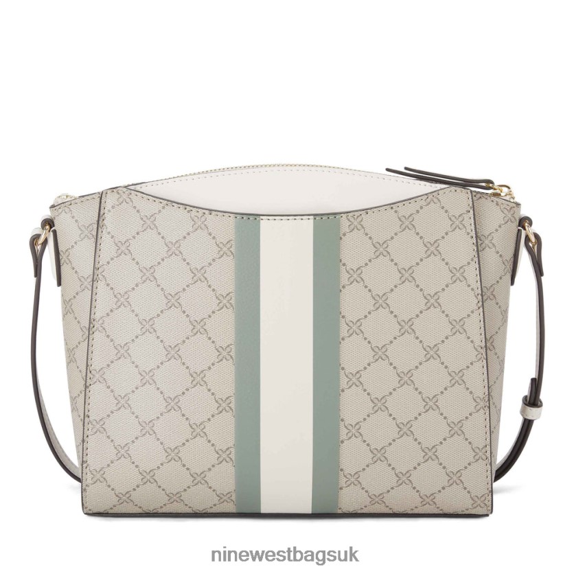 Nine West Paisley Crossbody RFX40B2630 - Nine West UK Beige Logo/Aloe
