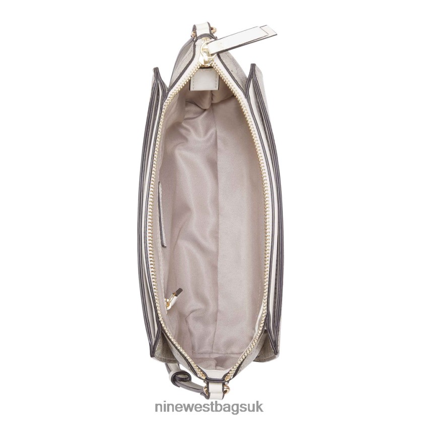 Nine West Paisley Crossbody RFX40B2630 - Nine West UK Beige Logo/Aloe