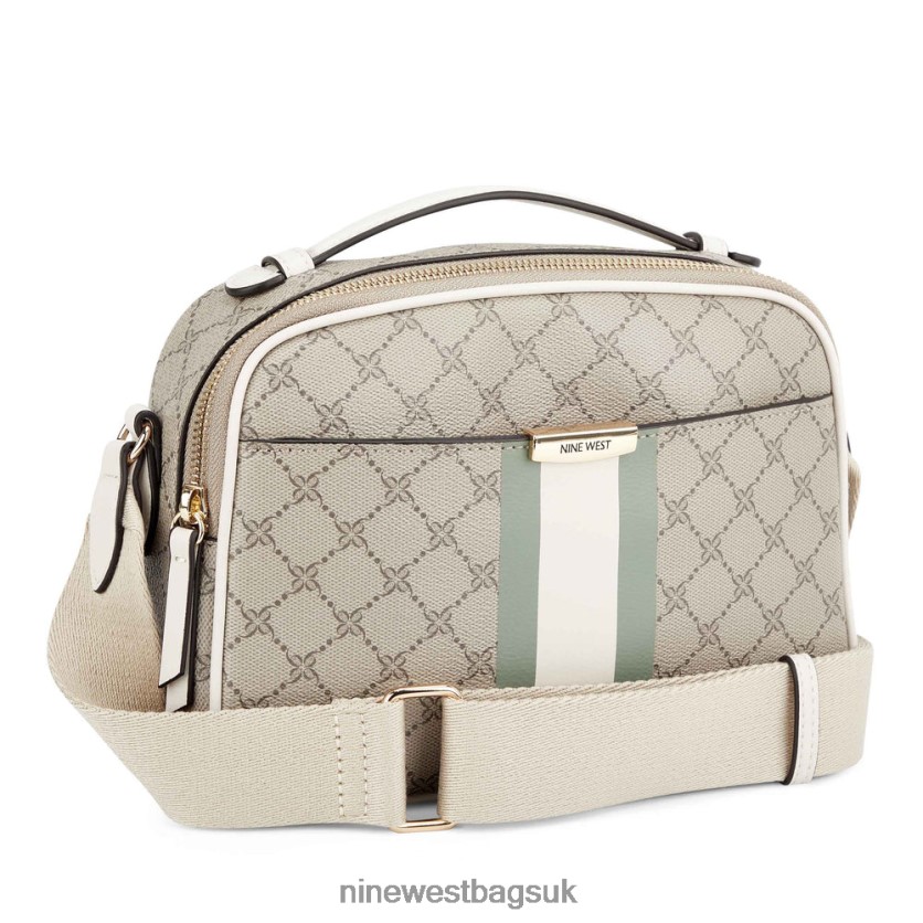 Nine West Pamela Camera Bag RFX40B2559 - Nine West UK Sale Beige Logo/Aloe