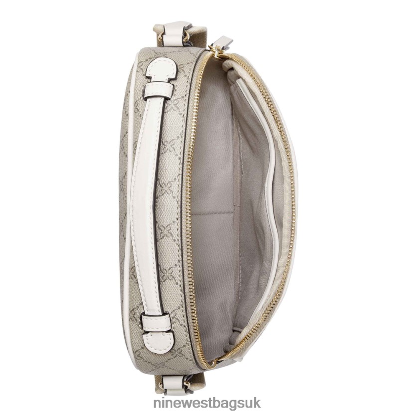 Nine West Pamela Camera Bag RFX40B2559 - Nine West UK Sale Beige Logo/Aloe